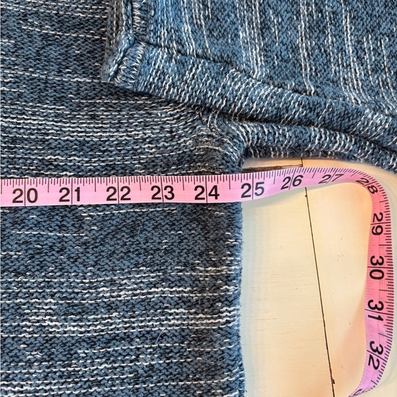 J.Jill Pure Jill Pullover Sweater Women’s Size XL Blue Marbled Pocket - Picture 6 of 9